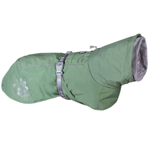 Hurtta Extreme Warmer Eco Hedge Waterproof Winter Jacket – Heat-Retaining Lining, Size 30