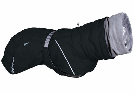 Hurtta Extreme Warmer III Eco Raven Waterproof Winter Jacket – Warm Lining, Size 30