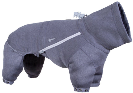 Hurtta Midlayer Overall Blackberry – Fleece Dog Overalls, Insulating and Lightweight, Size 45M