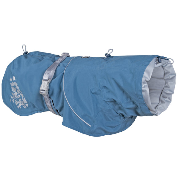 Hurtta Monsoon Coat Bilberry – Waterproof Adjustable Rain Jacket, Size 30, Lightweight Design