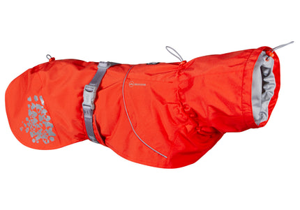Hurtta Monsoon Coat Eco Rose Hip – Recycled Waterproof Dog Raincoat, Size 80, Lightweight Design