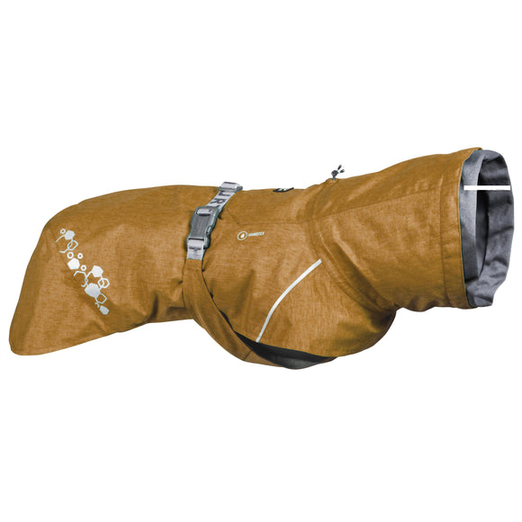 Hurtta Monsoon Coat II Eco Desert – Light Brown Dog Raincoat, Waterproof and Breathable Design