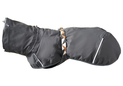 Hurtta Mudventure Coat Eco Blackberry – Waterproof Lightweight Raincoat, Breathable Design, Size 60