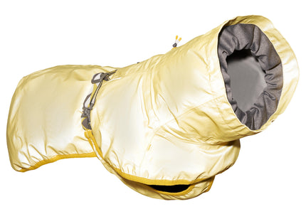 Hurtta Mudventure Reflective Coat – Waterproof Lightweight Rain Jacket with High-Visibility Strips, Size 35