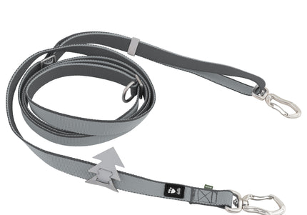 Hurtta Multilong Leash II – Adjustable Removable Dog Leash, Durable Nylon, Raspberry Color