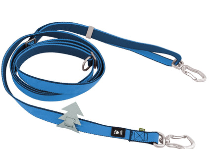 Hurtta Multilong Leash II – Adjustable Removable Dog Leash, Durable Nylon, Raspberry Color