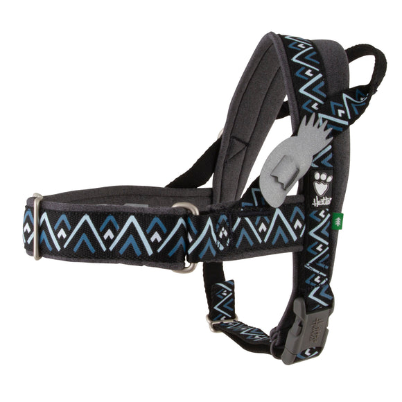 Hurtta Razzle-Dazzle H-Harness Blackberry – Adjustable Lightweight Harness, 45-55cm, Ergonomic Design