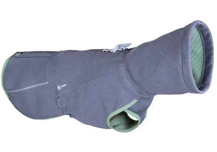 Hurtta Razzle Dazzle Midlayer Blackberry – Double-Sided Fleece, Size 60, Lightweight and Warm