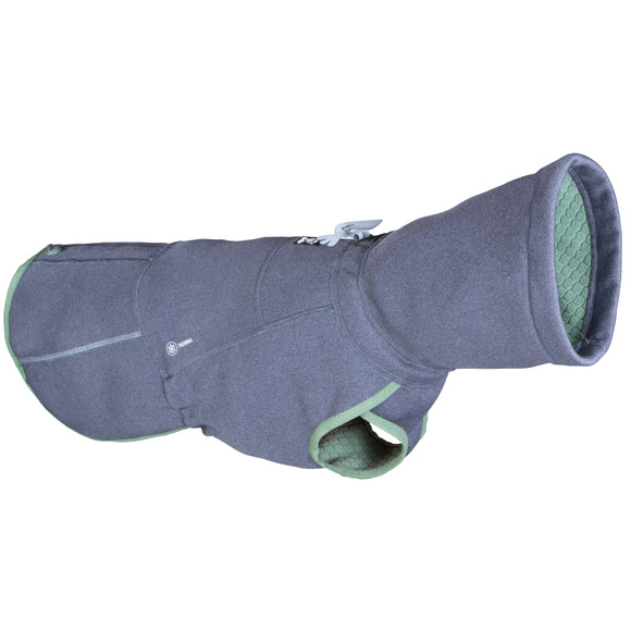 Hurtta Razzle Dazzle Midlayer Blackberry – Double-Sided Fleece, Size 60, Lightweight and Warm