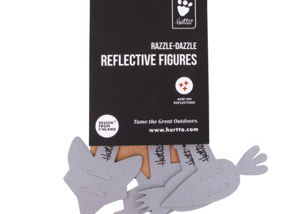 Hurtta Razzle-Dazzle Reflective Figures – Set of Clip-On Safety Reflectors for Collars, Leashes, Harnesses