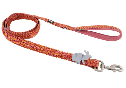Hurtta Razzle-Dazzle Gripp Leash Beetroot – Soft Handle, 180cm Length, 15mm Width, Durable Design