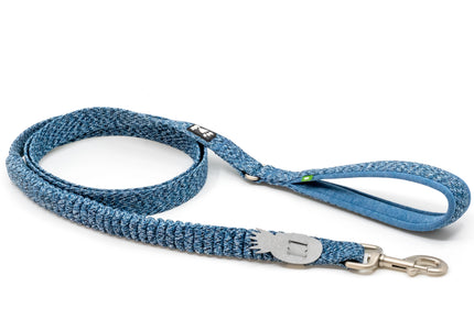 Hurtta Razzle Dazzle Spring Leash Blackberry – Cushioned Puppy Lead with Soft Handle, 180cm Length