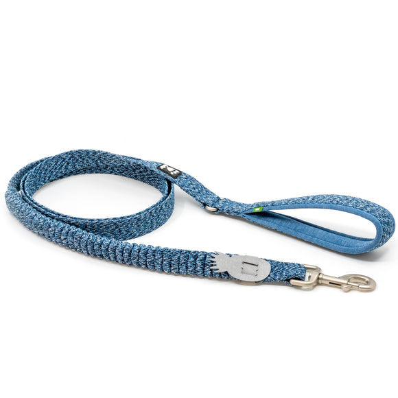 Hurtta Razzle Dazzle Spring Leash Blackberry – Cushioned Puppy Lead with Soft Handle, 180cm Length
