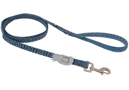 Hurtta Razzle Dazzle Spring Leash Blackberry – Cushioned Puppy Lead with Soft Handle, 180cm Length