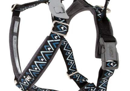 Hurtta Razzle-Dazzle Y-Harness Blackberry – Adjustable Padded Guard Harness, 35–45cm, Lightweight Design