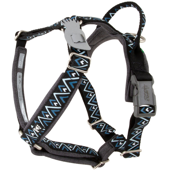 Hurtta Razzle-Dazzle Y-Harness Blackberry – Adjustable Padded Guard Harness, 35–45cm, Lightweight Design