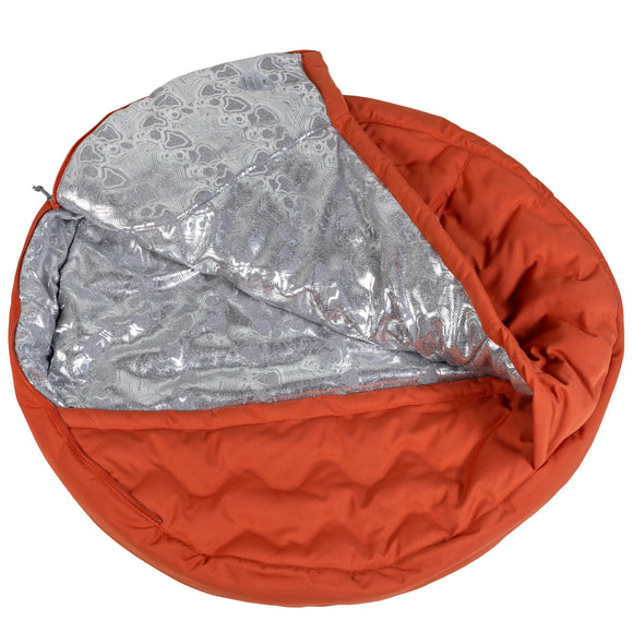 Hurtta Sleepover Sleeping Bag – Waterproof Heat Retaining Lined Pet Bed, Small Size