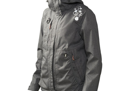 Hurtta Training Jacket Eco Blackberry – Waterproof Women’s Graphite Jacket, XS, Lightweight Design