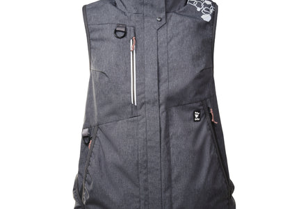 Hurtta Training Vest Eco Blackberry – Graphite S, Lightweight Adjustable Design with Multiple Pockets