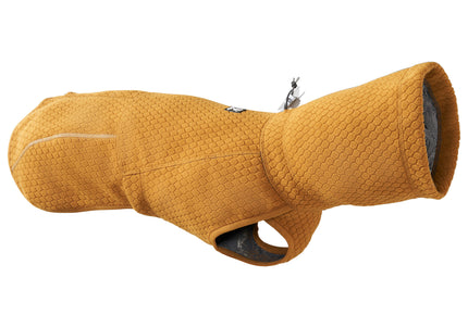 Hurtta Warming Midlayer Eco Desert Fleece – Heat-Reflecting Lining, Honey, Size 55