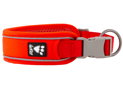 Hurtta Weekend Warrior Collar Eco Rosehip – Recycled Waterproof Adjustable Dog Collar, 55-65cm