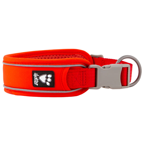 Hurtta Weekend Warrior Collar Eco Rosehip – Recycled Waterproof Adjustable Dog Collar, 55-65cm
