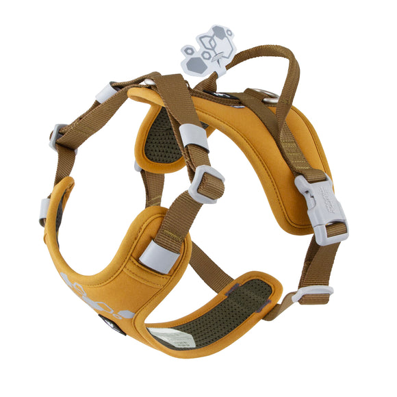 Hurtta Weekend Warrior Harness II ECO Desert – Adjustable Ergonomic Harness, 45–60cm, Durable Design
