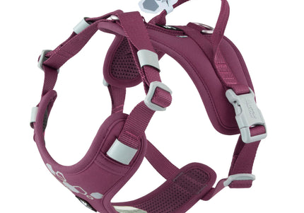 Hurtta Weekend Warrior Harness II ECO Eggplant – Adjustable Ergonomic Harness, Durable Design, Size 65-80