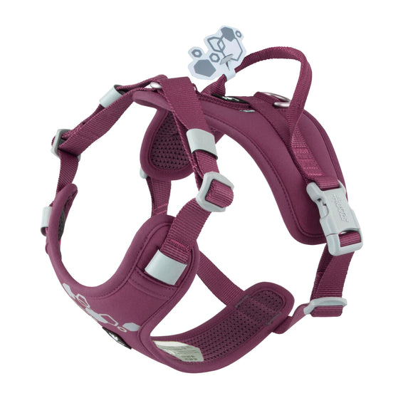 Hurtta Weekend Warrior Harness II ECO Eggplant – Adjustable Ergonomic Harness, Durable Design, Size 65-80