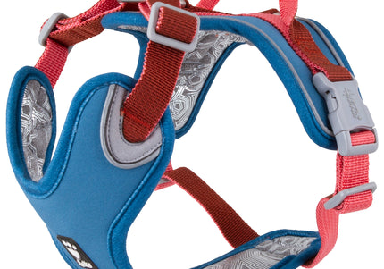 Hurtta Weekend Warrior Warming Harness Eco – Adjustable Thermal Lined Harness, 45-60cm, Lightweight Design