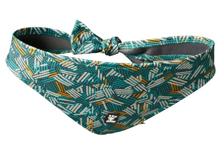 Hurtta Zhero Safety Bandana Eco Peacock – Reflective Large Bandana, Eco-Friendly Material