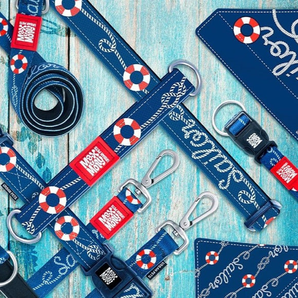 Max&Molly Sailor Key Ring – Nautical Patterned Keychain and Pendant Accessory