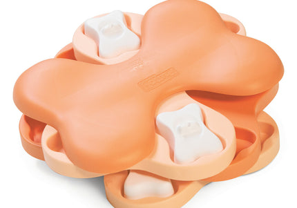 Nina Ottosson Puppy Tornado – Interactive Level 2 Puzzle Game, Durable Spinning Treat Dispenser