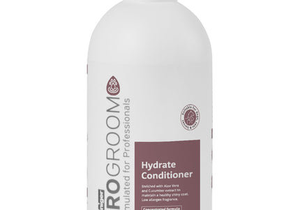 ProGroom Hydrate Conditioner 500ml – Moisturizing 1:6 Concentrate, Nourishing Formula for Shiny Coats