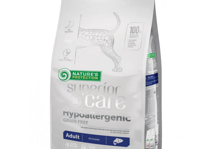 Nature's Protection Superior Care Hypoallergenic Adult Salmon Dog Food – 1.5kg, Premium Formula