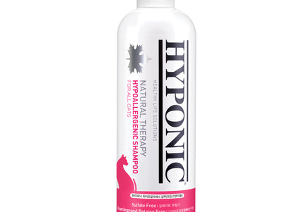 Hyponic Hypoallergenic Cat Shampoo, All Coat Types - 300 ml