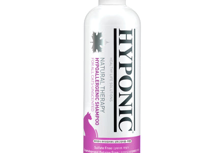 Hyponic Hypoallergenic Unscented Cat Shampoo, All Coat Types - 300 ml