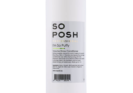 So Posh I'm So Puffy Conditioner – Volumizing Concentrate, Professional Formula, 1L