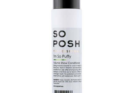 So Posh I'm So Puffy Conditioner – Volumizing Concentrate, Professional Formula, 250ml