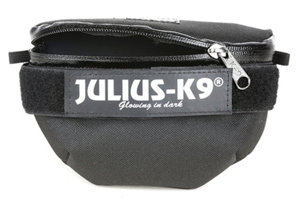 Julius-K9 Universal Bag Black – Medium Accessory Pouch, Versatile Attachment, Durable Material