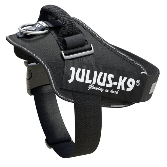 Julius-K9 IDC Powerharness Black – Premium Adjustable Harness, Durable Design, Size 4