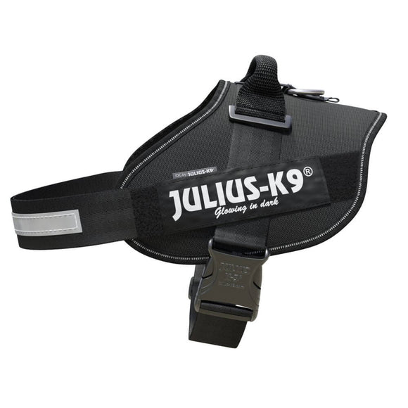 Julius-K9 IDC Powerharness Black – Premium Adjustable Harness, Durable Design, Size 4