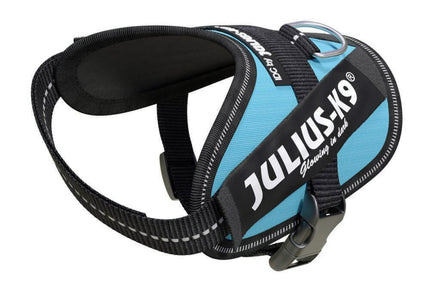 Julius-K9 IDC Powerharness Aquamarine – Premium Turquoise Harness, Adjustable, Size 1