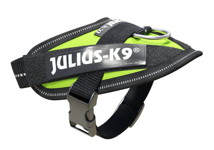 Julius-K9 IDC Powerharness Lime – Premium Adjustable Harness, High-Visibility Lime, Size 3