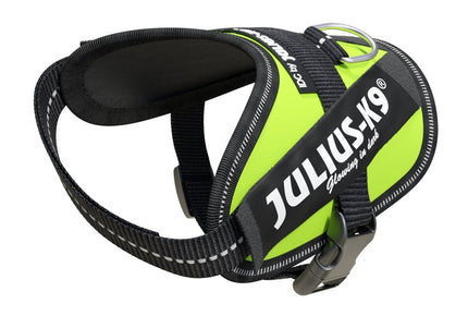 Julius-K9 IDC Powerharness Lime – Premium Adjustable Harness, High-Visibility Lime, Size 3