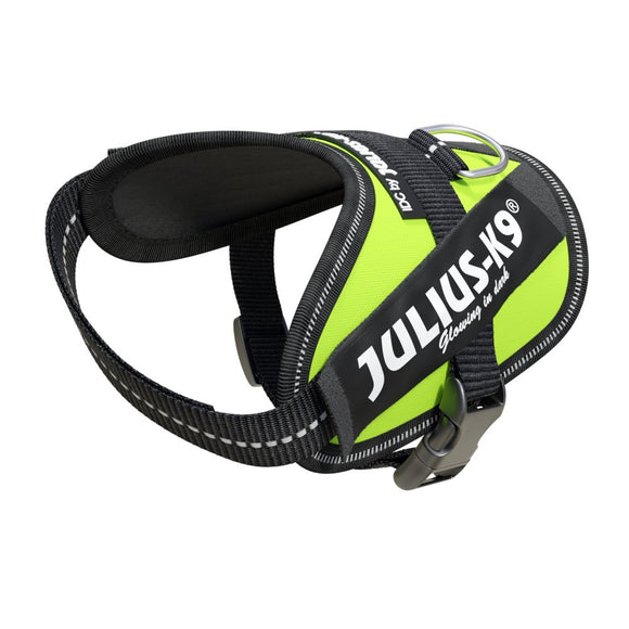 Julius-K9 IDC Powerharness Lime – Premium Adjustable Harness, High-Visibility Lime, Size 3