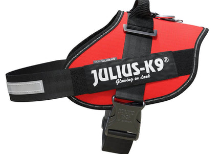 Julius-K9 IDC Red Harness – Premium Adjustable Dog Harness, Size 3, Durable Design