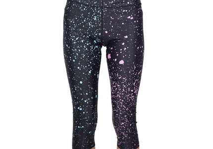 Groom Professional Sirius Grooming Leggings – Short Capri Pants with Colorful Print, Size S