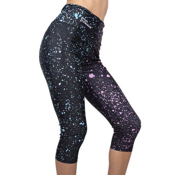 Groom Professional Sirius Grooming Leggings – Short Capri Pants with Colorful Print, Size S