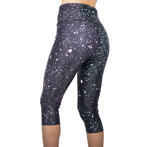 Groom Professional Sirius Grooming Leggings – Short Capri Pants with Colorful Print, Size S